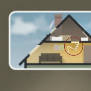 Lofttrappe varmetab